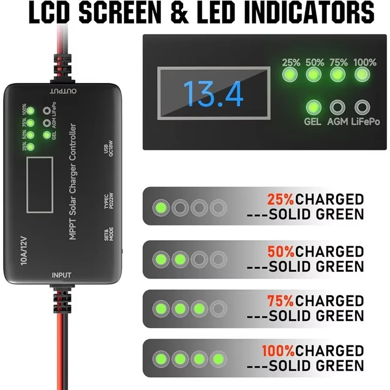 MPPT Solar Charge Controller 1 - Solar Panel Monocrystalline review and price